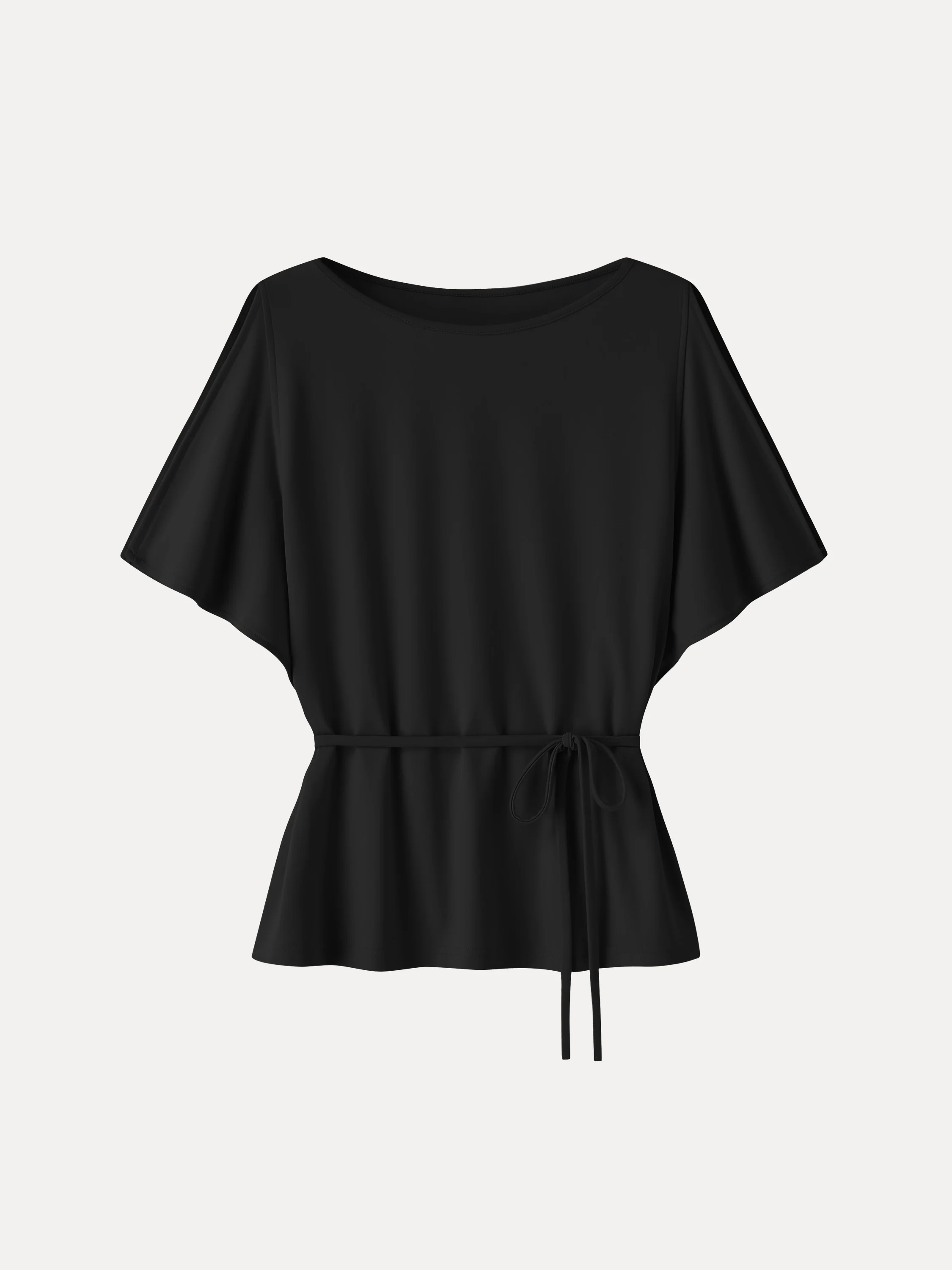 CoolTouch Relaxed Boatneck Self-Tie Top - Image 11