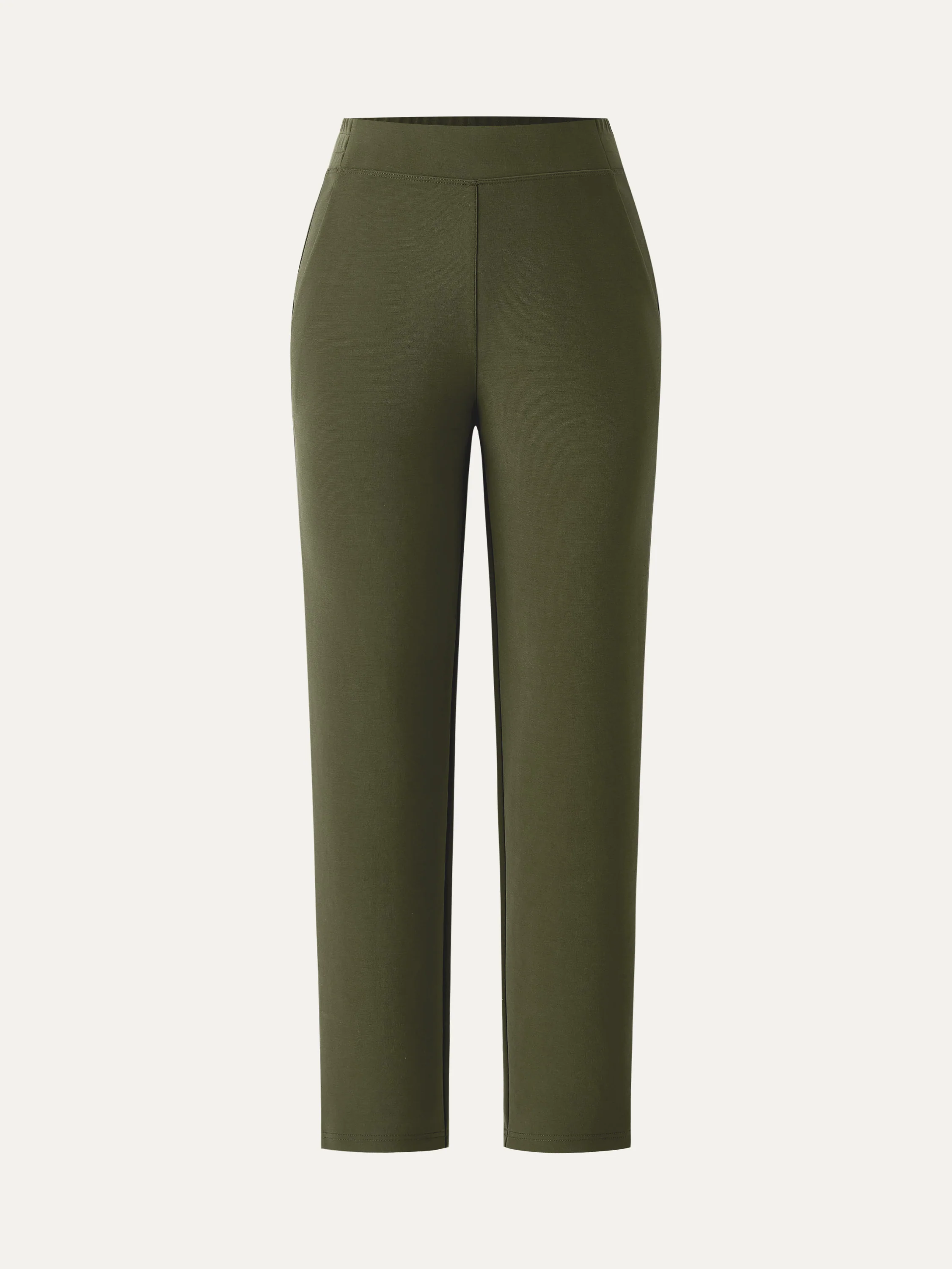 Mid Rise Pull-on Tapered Pant with Pockets - Image 12