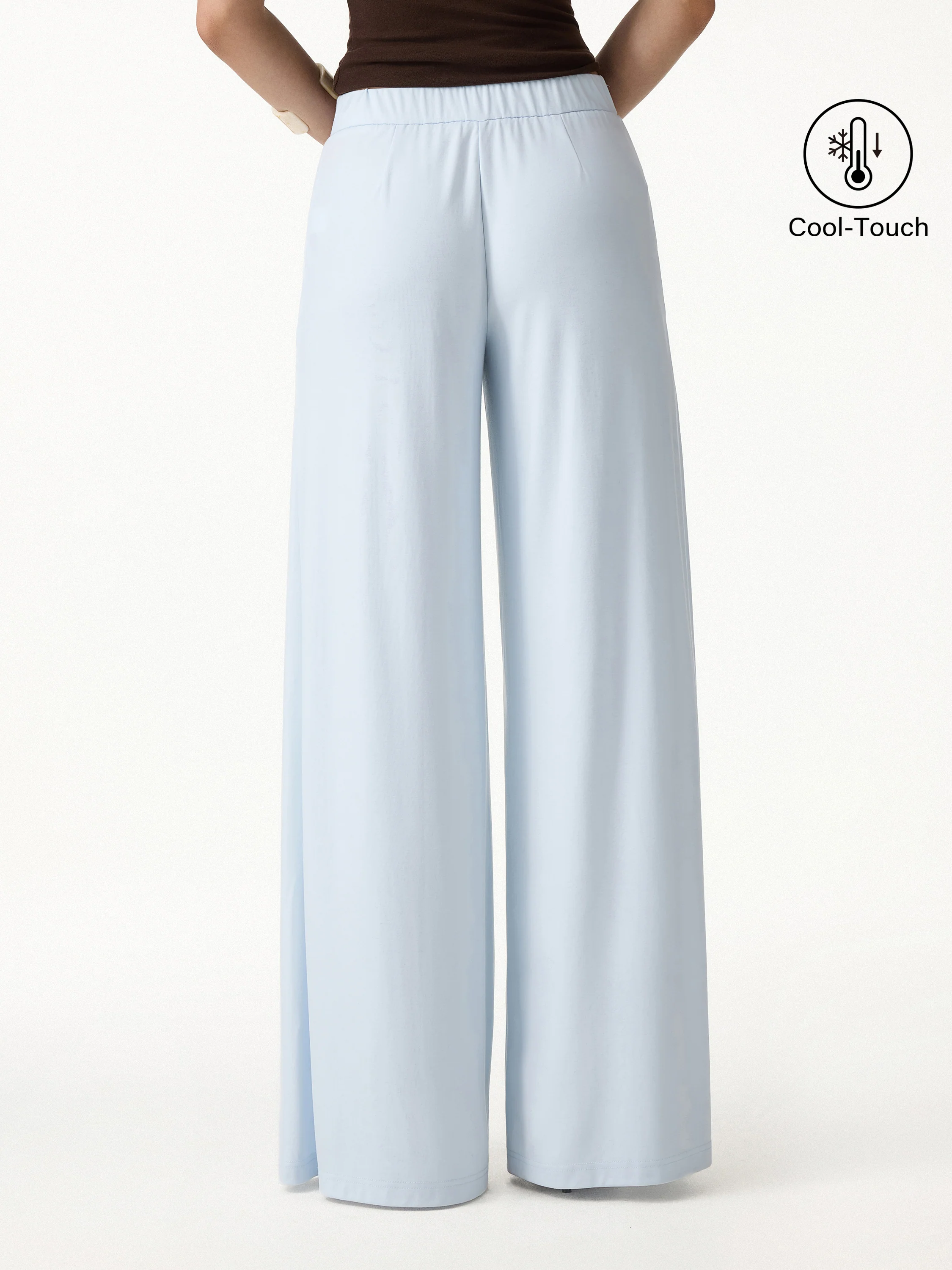 2Pcs Set Spaghetti Bra Top & Wide Leg Pants with Pockets - Image 7