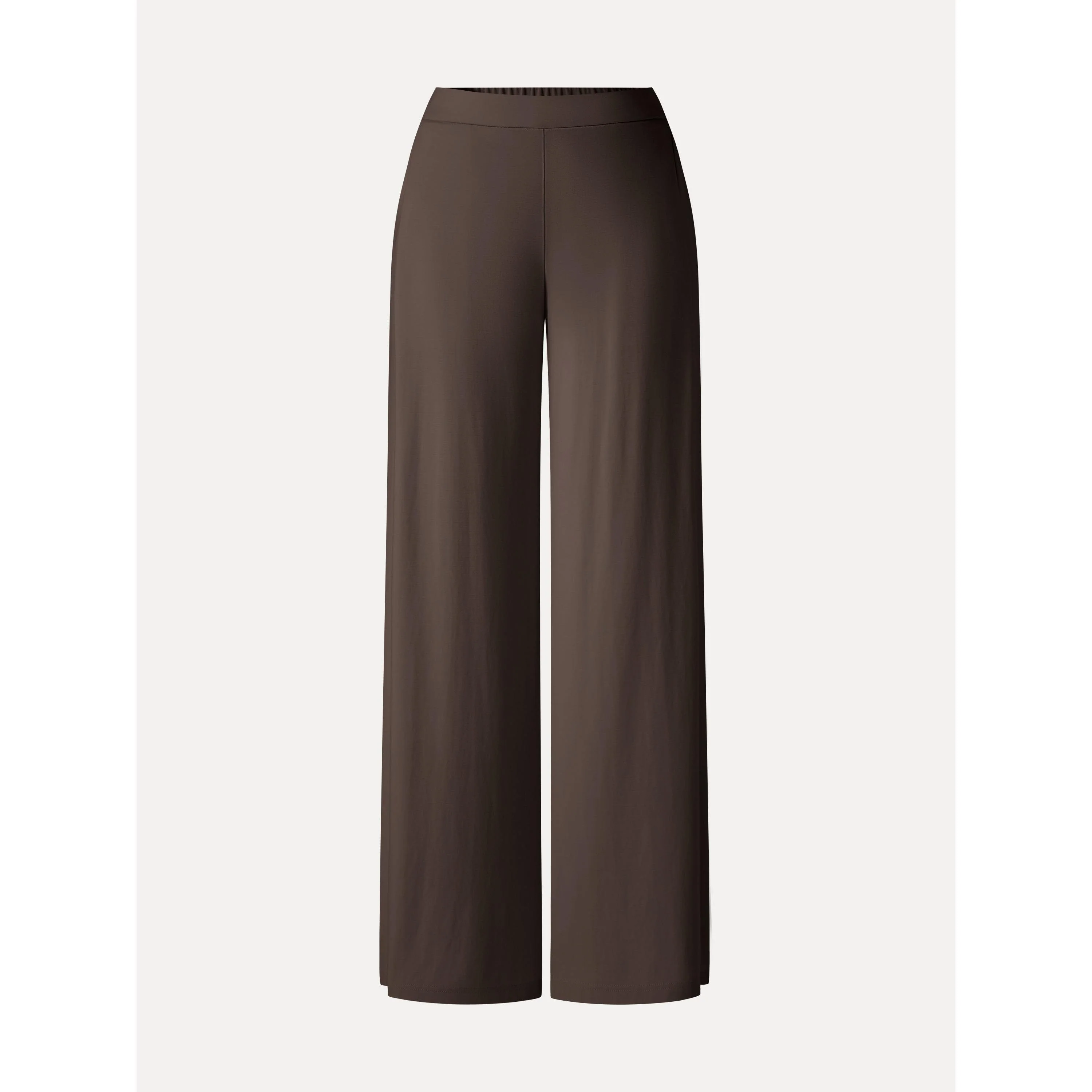 Ponte Mid Rise Wide Leg Pants with Pockets - Image 7