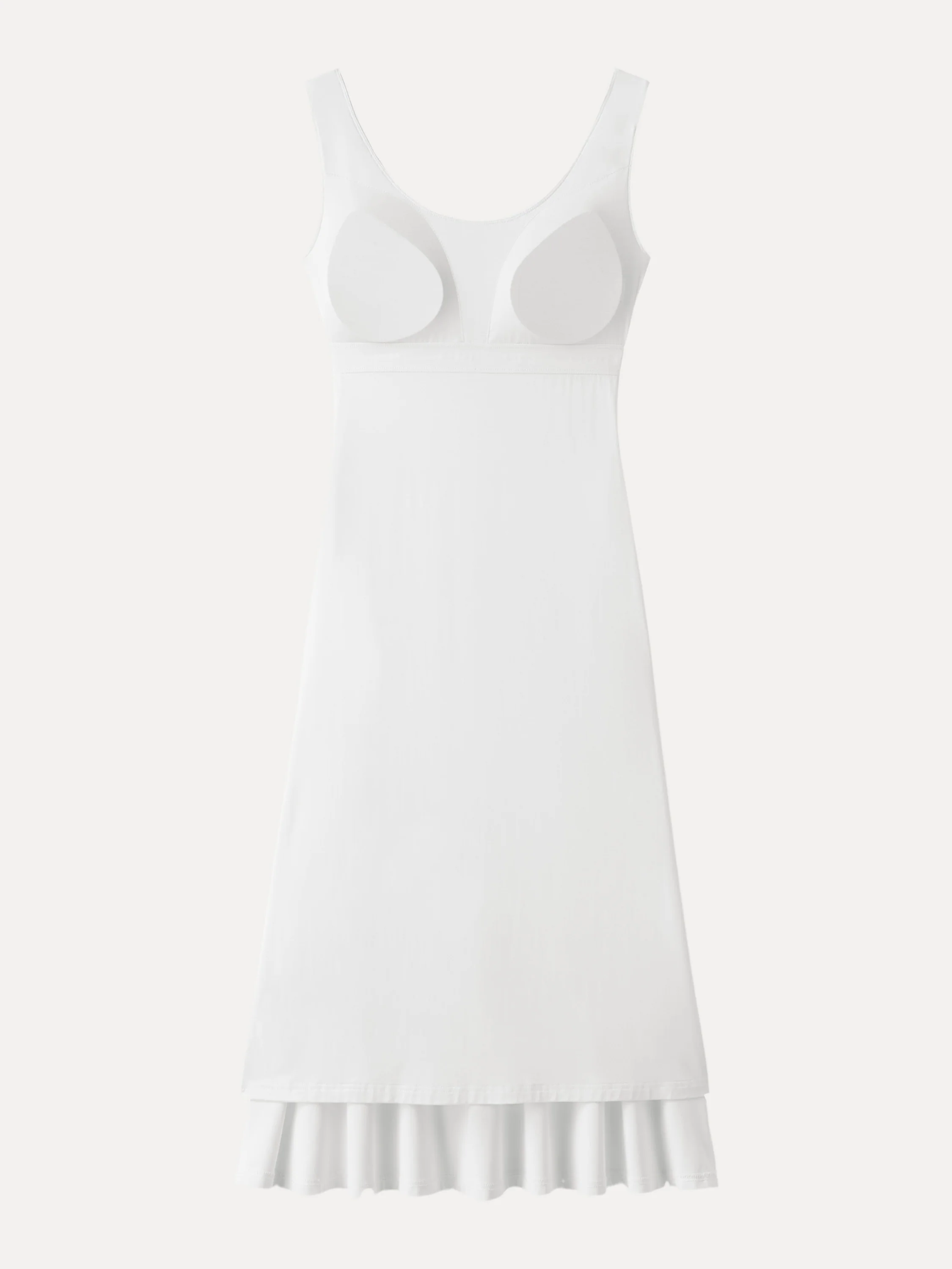 Scoop Neck Midi Low Back Bra Dress - Image 6
