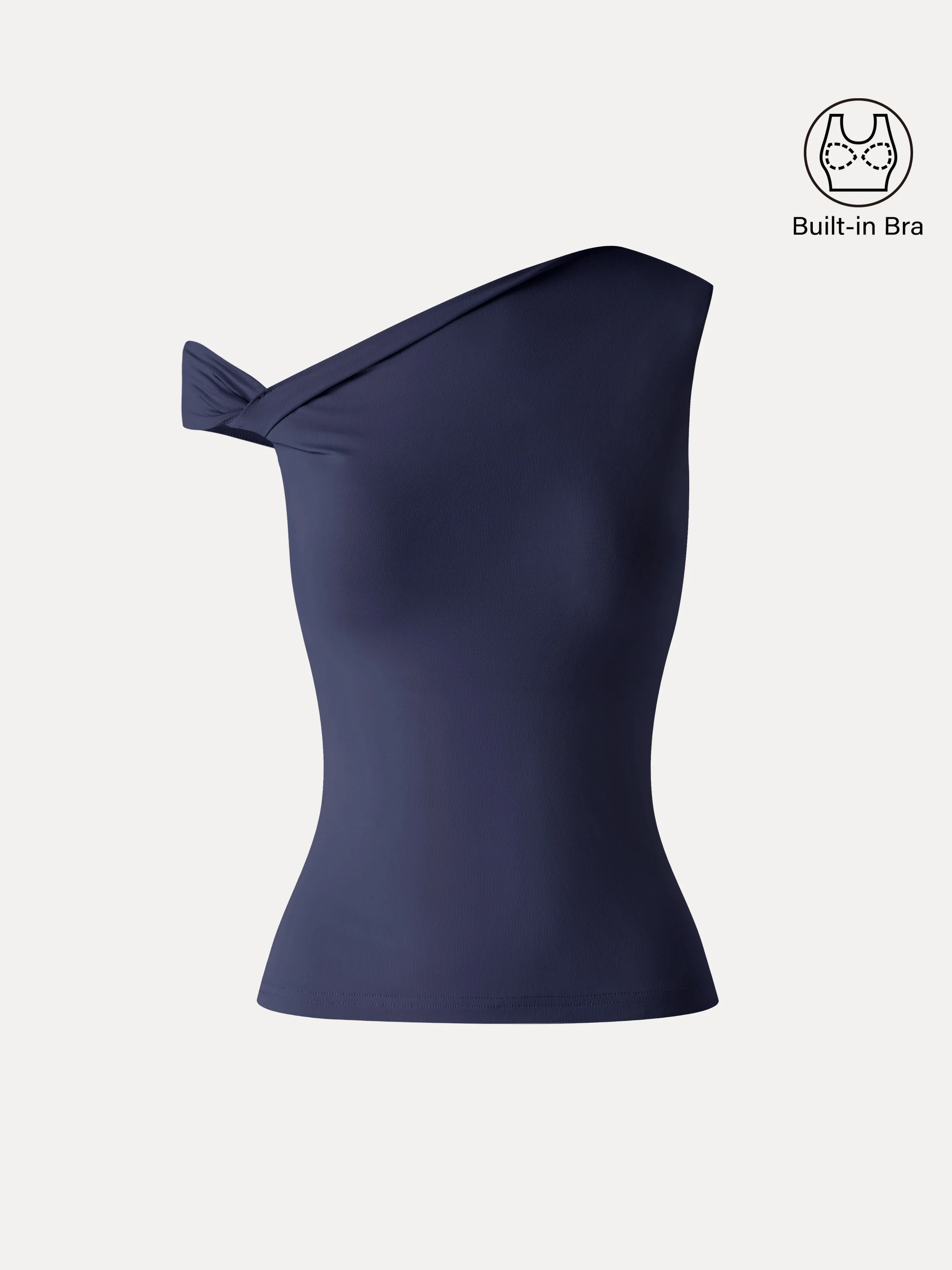 SkinKiss Asymmetrical Shoulder Bra Top - Image 10