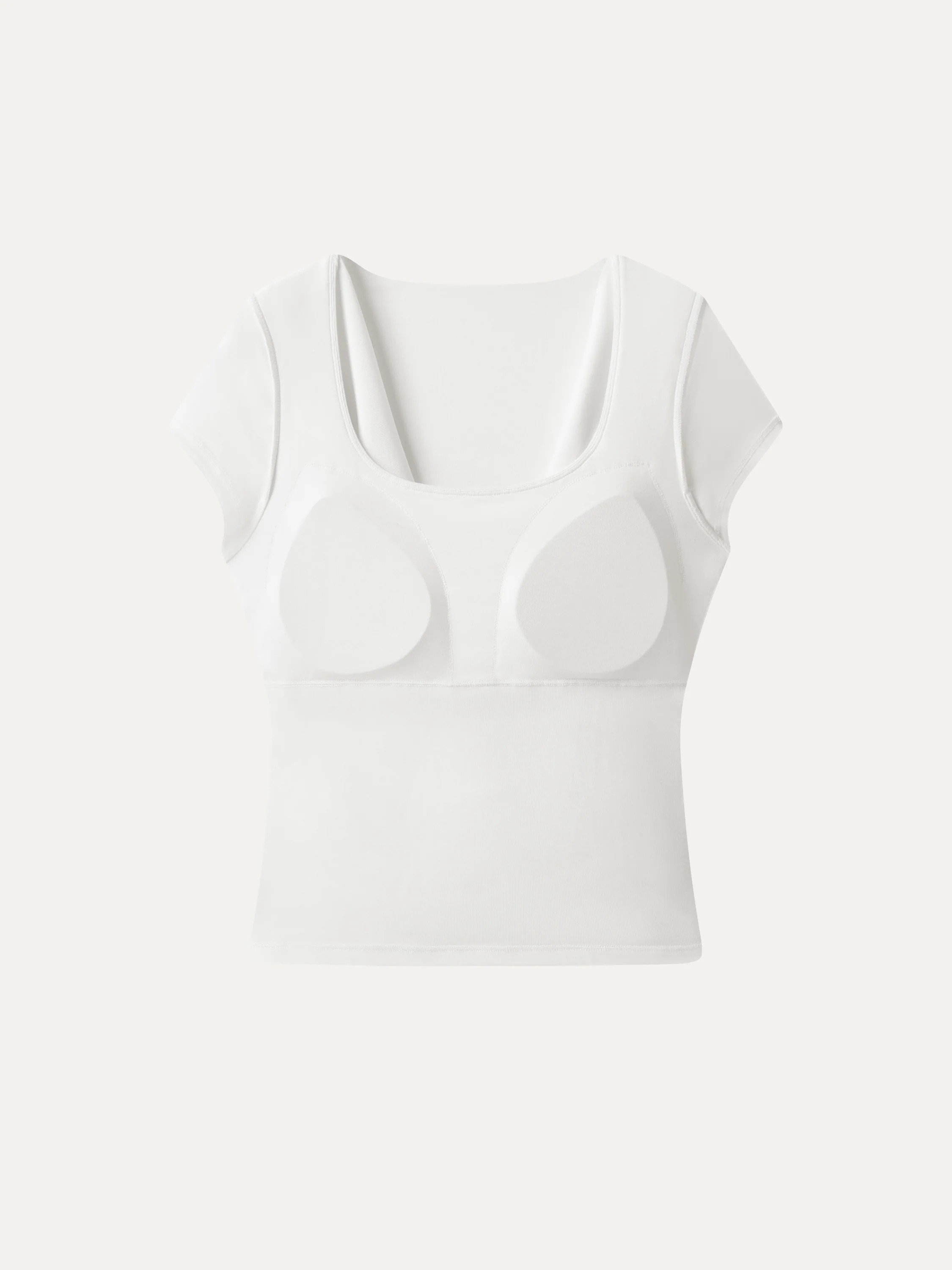 Smoothing Cowl Neck Ruched Bra Top - Image 6