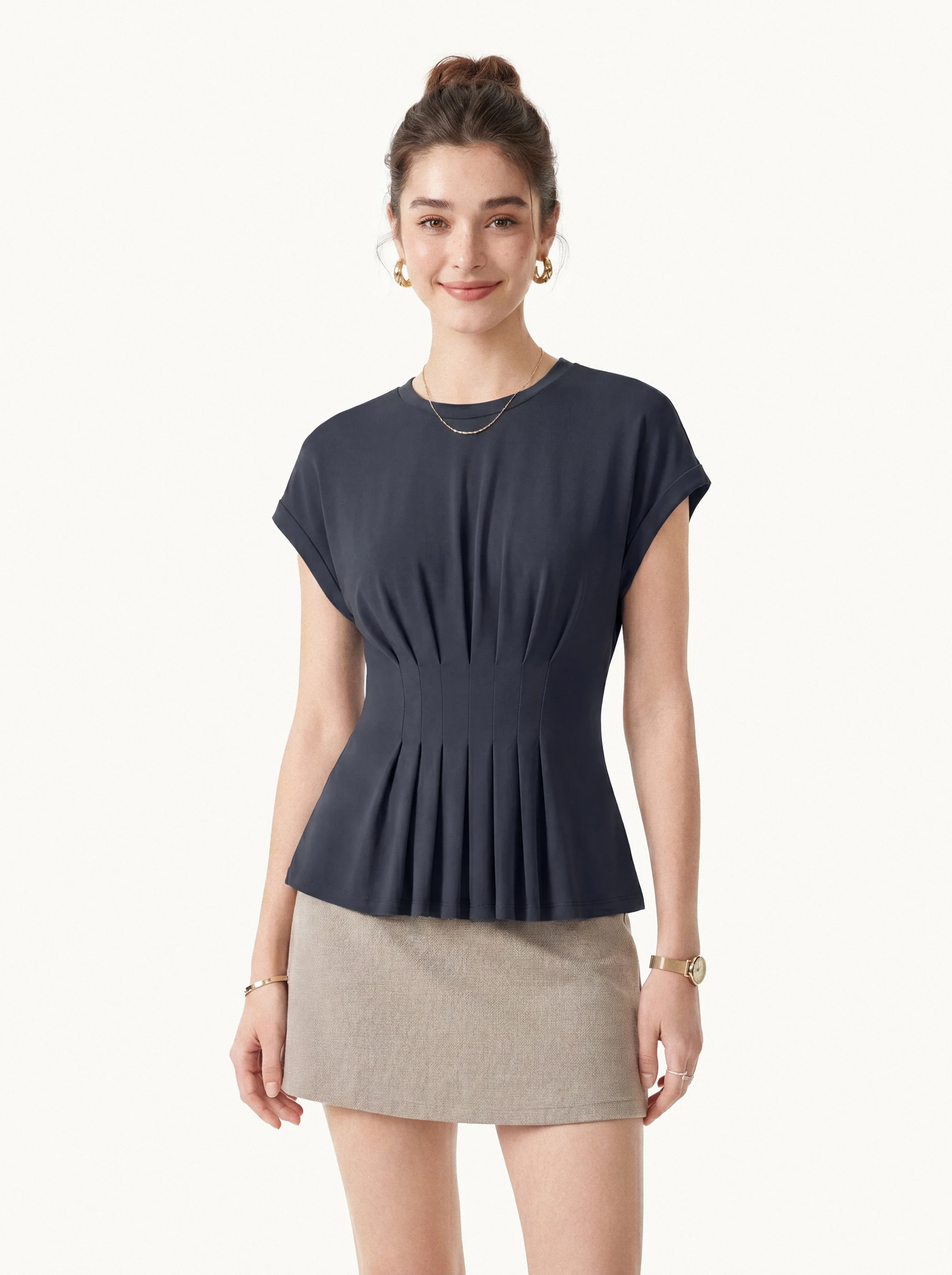 Tucked Short Sleeve Tee - Image 10