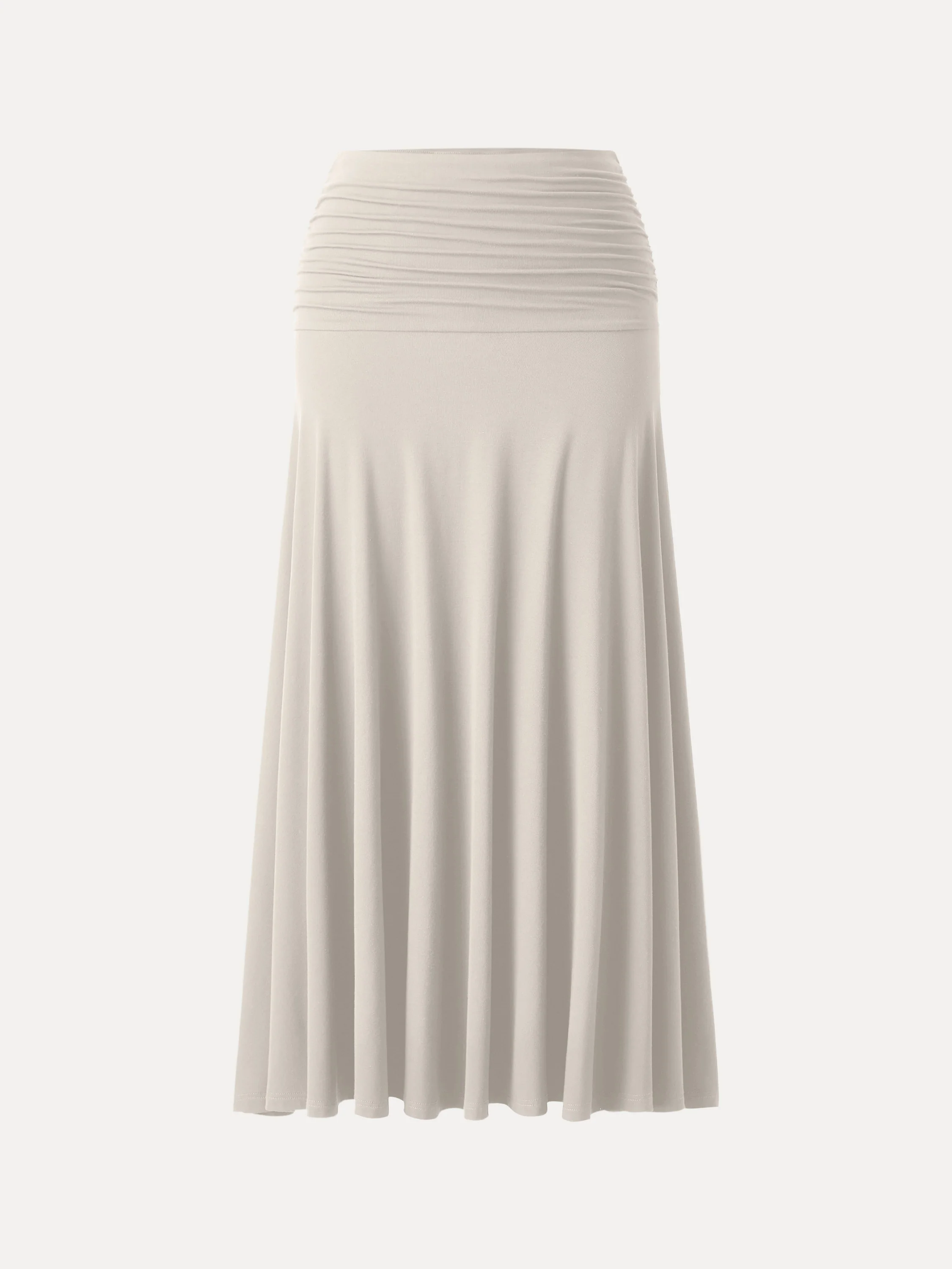 Ultrasoft Mid Rise A-line Ruched Maxi Skirt - Image 10